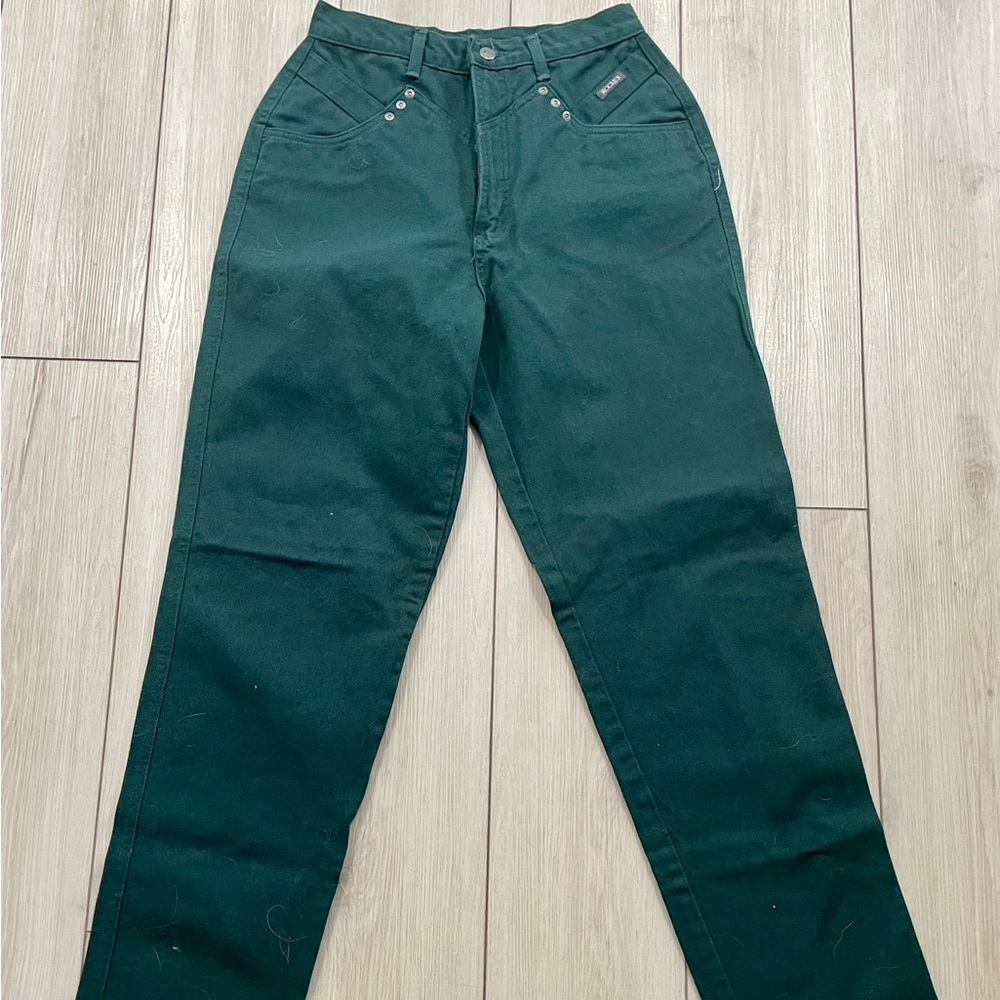 Vintage Green Rockies Jeans